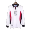 England Vintage Soccer Jersey Home 1998 
 Long Sleeve - World Cup - Soccer Store Near