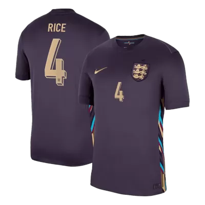 England Soccer Jersey RICE #4 Away 2024 - Soccer Store Near