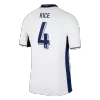 England Soccer Jersey RICE #4 Home 2024 - Soccer Store Near