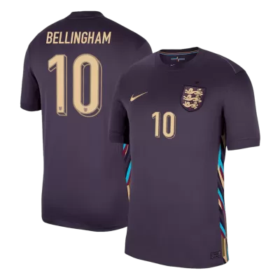 England Soccer Jersey BELLINGHAM #10 Away 2024 - Soccer Store Near