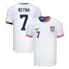 USA Soccer Jersey REYNA #7 Home 2024 - Soccer Store Near