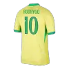 Brazil Soccer Jersey RODRYGO #10 Home 2024 - Soccer Store Near