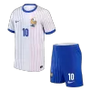 France Cheap Kids Kit MBAPPE #10 Away 2024 (Shirt+Shorts) - Soccer Store Near