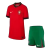 Portugal Cheap Kids Kit Home 2024 (Shirt+Shorts) - Soccer Store Near