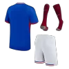 France Cheap Kids Kit Home 2024 (Shirt+Shorts+Socks) - Soccer Store Near