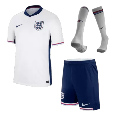 England Cheap Kids Kit Home 2024 (Shirt+Shorts+Socks) - Soccer Store Near