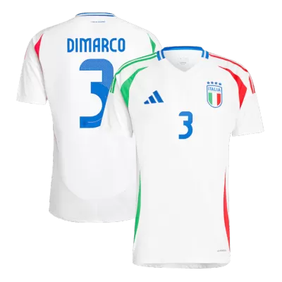 Italy Soccer Jersey DIMARCO #3 Away 2024 - Soccer Store Near