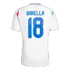 Italy Soccer Jersey BARELLA #18 Away 2024 - Soccer Store Near