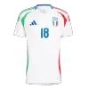 Italy Soccer Jersey BARELLA #18 Away 2024 - Soccer Store Near