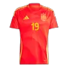 Spain Soccer Jersey LAMINE YAMAL #19 Home 2024 - Soccer Store Near