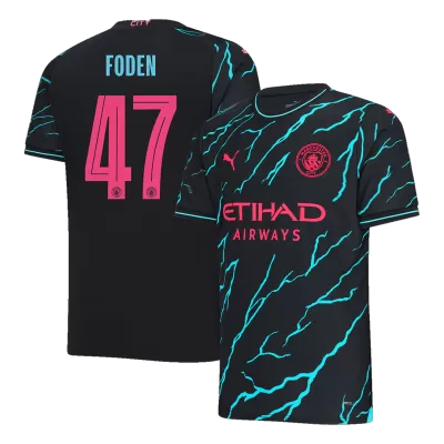 Manchester City Soccer Jersey FODEN #47 Third Away 2023/24 -UCL - Soccer Store Near