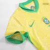 Brazil Cheap Kids Kit Home 2024 (Shirt+Shorts+Socks) - Soccer Store Near