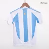 Argentina Cheap Kids Kit Home 2024 (Shirt+Shorts) - Soccer Store Near