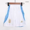 Argentina Cheap Kids Kit Home 2024 (Shirt+Shorts) - Soccer Store Near