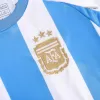 Argentina Cheap Kids Kit Home 2024 (Shirt+Shorts) - Soccer Store Near