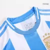 Argentina Cheap Kids Kit Home 2024 (Shirt+Shorts) - Soccer Store Near