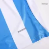 Argentina Cheap Kids Kit Home 2024 (Shirt+Shorts) - Soccer Store Near