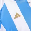 Argentina Cheap Kids Kit Home 2024 (Shirt+Shorts) - Soccer Store Near