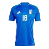 Italy Soccer Jersey BARELLA #18 Home 2024 - Soccer Store Near