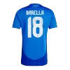 Italy Soccer Jersey BARELLA #18 Home 2024 - Soccer Store Near