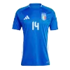 Italy Soccer Jersey CHIESA #14 Home 2024 - Soccer Store Near