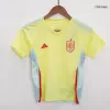 Spain Cheap Kids Kit Away 2024 (Shirt+Shorts) - Soccer Store Near