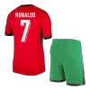 Football Kit Portugal (Jersey+Shorts) RONALDO #7 Home 2024 - Soccer Store Near