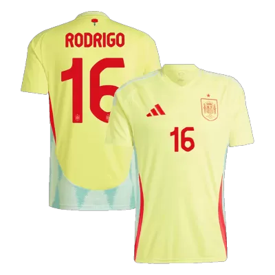 Spain Soccer Jersey RODRIGO #16 Away 2024 - Soccer Store Near