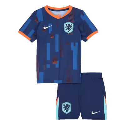 Netherlands Cheap Kids Kit Away 2024 (Shirt+Shorts) - Soccer Store Near