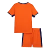 Netherlands Cheap Kids Kit Home 2024 (Shirt+Shorts) - Soccer Store Near