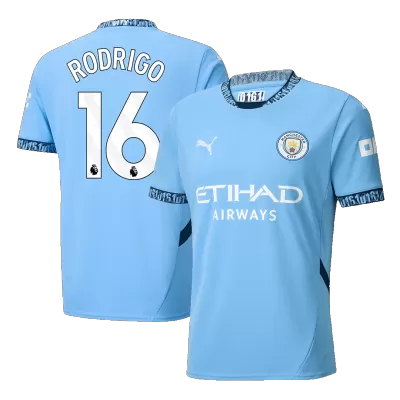 Manchester City Soccer Jersey RODRIGO #16 Home 2024/25 - Soccer Store Near