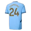 Manchester City Soccer Jersey CHAMPIONS #24 Home 2024/25 Champions - Soccer Store Near