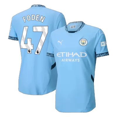 Manchester City Cheap Football Jersey FODEN #47 Home 2024/25 - Authentic Version - Soccer Store Near