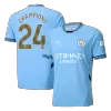 Manchester City Soccer Jersey CHAMPIONS #24 Home 2024/25 Champions - Soccer Store Near