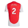 Arsenal Cheap Football Jersey SALIBA #2 Home 2024/25 - Authentic Version - Soccer Store Near