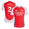 Arsenal Cheap Football Jersey SALIBA #2 Home 2024/25 - Authentic Version - Soccer Store Near