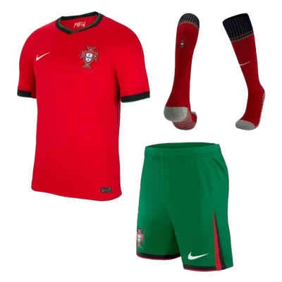 Football Kit Portugal (Jersey+Shorts+Socks) Home 2024 - Soccer Store Near