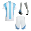 Football Kit Argentina (Jersey+Shorts+Socks) Home 2024 - Soccer Store Near