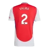 Arsenal Soccer Jersey SALIBA #2 Home 2024/25 - Soccer Store Near