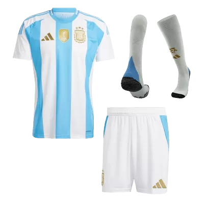 Football Kit Argentina (Jersey+Shorts+Socks) Home 2024 - Soccer Store Near