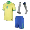 Football Kit Brazil (Jersey+Shorts+Socks) Home 2024 - Soccer Store Near