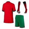 Portugal Cheap Kids Kit Home 2024 (Shirt+Shorts+Socks) - Soccer Store Near