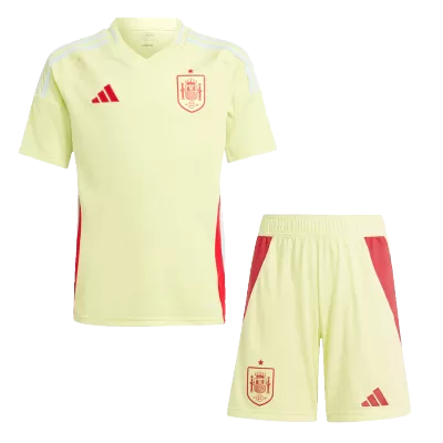 Spain Cheap Kids Kit Away 2024 (Shirt+Shorts) - Soccer Store Near