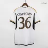 Real Madrid Soccer Jersey CAMPEONES #36 Home 2023/24 - Soccer Store Near