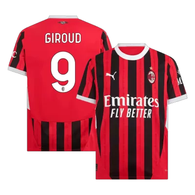 AC Milan Soccer Jersey GIROUD #9 Home 2024/25 - Soccer Store Near