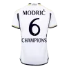 Real Madrid Soccer Jersey MODRIĆ #6 Home 2023/24 Champions - Soccer Store Near