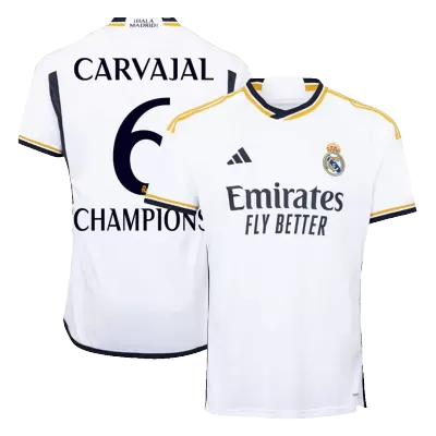 Real Madrid Soccer Jersey CARVAJAL #6 Home 2023/24 Champions - Soccer Store Near