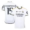 Real Madrid Soccer Jersey CHAMPIONS #15 Home 2023/24 Champions -UCL FINAL - Soccer Store Near