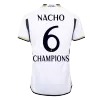 CHAMPIONS Real Madrid Cheap Football Jersey NACHO #6 Home 2023/24 - Authentic Version - Soccer Store Near