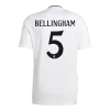 Real Madrid Soccer Jersey BELLINGHAM #5 Home 2024/25 - Soccer Store Near